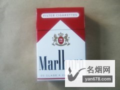 万宝路(美产短硬红)加利福尼亚州含税版香烟价格表（多少钱一包）